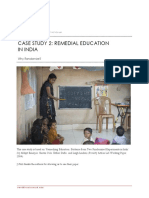 Case Study 2: Remedial Education in India: Povertyactionlab ORG