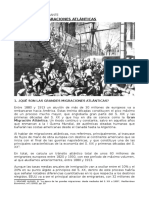 Emigración Europea Hacia América S. Xix y XX PDF