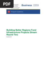 Building Better Regions Fund Infrastructure Projects Stream Program Guidelines