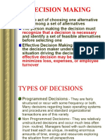 Decision Making - Timothy Mahea