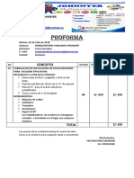 PROFORMA