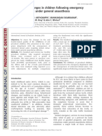 Cambios en La Calidad de Vida Despues Del Tratamiento de Extracciones Dentales Bajo Anestesia General