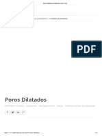 Poros Dilatados - Esteticista Como Você