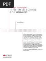 The Real "Total Cost of Ownership" of Your Test Equipment: Keysight Technologies