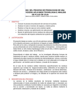 Optimizacion Del Proceso de Produccion de Una Planta Cervecera Aplicando Tecnologia e Analisis de Flujo de Caja