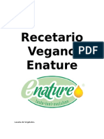 Recetario Vegano Enature 