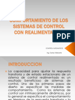 Comportamiento de Los Sistemas de Control Con Realimentacion