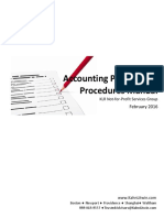 Accounting Policy Procedure Manual