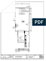 Gymfloor Plan: Scale: 1:40M 1 2