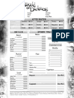 World of Darkness - Sheet