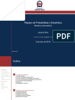 Unidad 2 Repaso de Probabilidades y Estadísticas