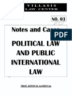 Sandoval - Political Law & Public International Law Notes (2018)