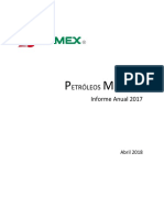 Petróleos Mexicanos. Informe Anual 2017