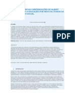 Reflexão Sobre As Contribuições de Albert Bandura para A Educação Por Meio Da Teoria Da Aprendizagem Social