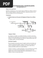 Informe Previo Telefonía Fija y Móvil