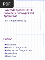 Switched Capacitor DC-DC Converters: Topologies and Applications