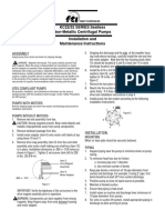 KC22/32 SERIES Sealless Non-Metallic Centrifugal Pumps Installation and Maintenance Instructions