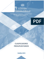 Clasificadores 2019