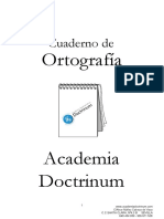 Cuaderno de Ortografia 1