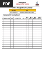 Formato para Prestamo de Equipos Electronicos