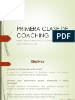 Bases y Fundamentos Del Coaching