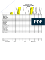 Achievement Chart Computer Hardware Servicing NCII 320 Hours