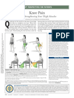 Knee Pain: Safely Strengthening Your Thigh Muscles