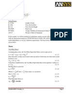 Ansys-Beam Example