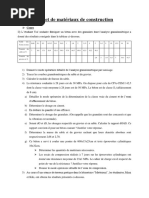 Examen de Matériaux de Construction 2