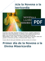 Hoy Se Inicia La Novena A La Divina Misericordia