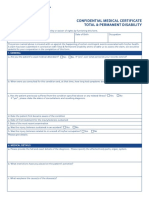 Confidential Medical Certificate (Total and Permanent Disability) PDF