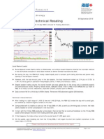 Market Technical Reading - A Penetration of The 10-Day SMA Is Crucial To Trading Sentiment... - 30/09/2010