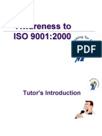 ISO 9001 2000 Auditor Training