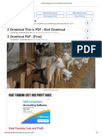 Goat Farming Cost and Profit Guide - Goat Farming