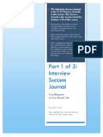 Part 1 Interview Success Journal