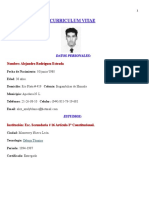 Curriculum Vitae Alex