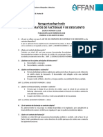 Ley de Los Contratos de Factoraje y de Descuento - Preguntas de Privado