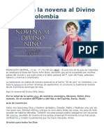 Hoy Inicia La Novena Al Divino Niño en Colombia