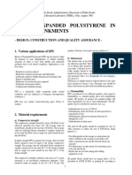 Use of Expanded Polystyrene in Road Embankments