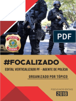 Edital Verticalizado 2018 AGENTE POLICIA FEDERAL FocusConcursos