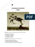 Simulado Filosofia Etapa