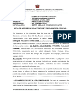 Acta de Audiencia de Actuacion y Declaracion Judicial