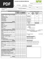 Formato Auditorías Efectivas Sin Formulas