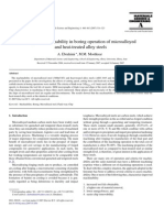 Study of Mach Inability in Boring Operation of Micro Alloyed and Heat Treated Alloy Steels