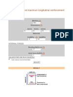 EC2 Minimum and Maximum Longitudinal Reinforcement