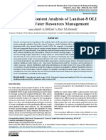 Information Content Analysis of Landsat-8 OLI Data For Water Resources Management