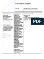 UNT Lesson Plan Template: Pre-Service Teacher: Lauren Grade(s) : 5 School/Mentor Teacher (If Applicable)