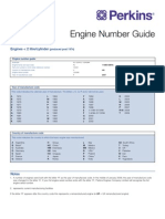 Engine Number Guide: Engines 2 Litre/cylinder