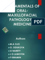 Fundamentals of Oral-Maxillofacial Pathology & Medicine