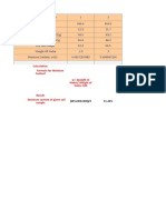 Calculation: Formula For Moisture Content W (Weight of Water/ Weight of Soil) X 100